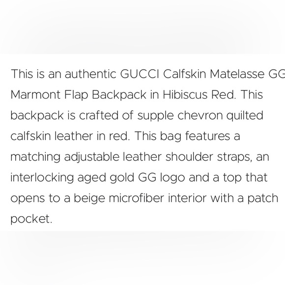 AUTHENTIC GUCCI Maltelasse GG - Picture 15 of 16